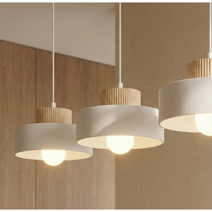 KIVI Pendant Light on Cord 3xE27/15W/230V White