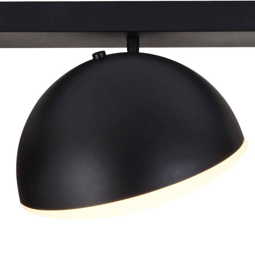 LED Spotlight CROWD 3xLED/20W/230V black