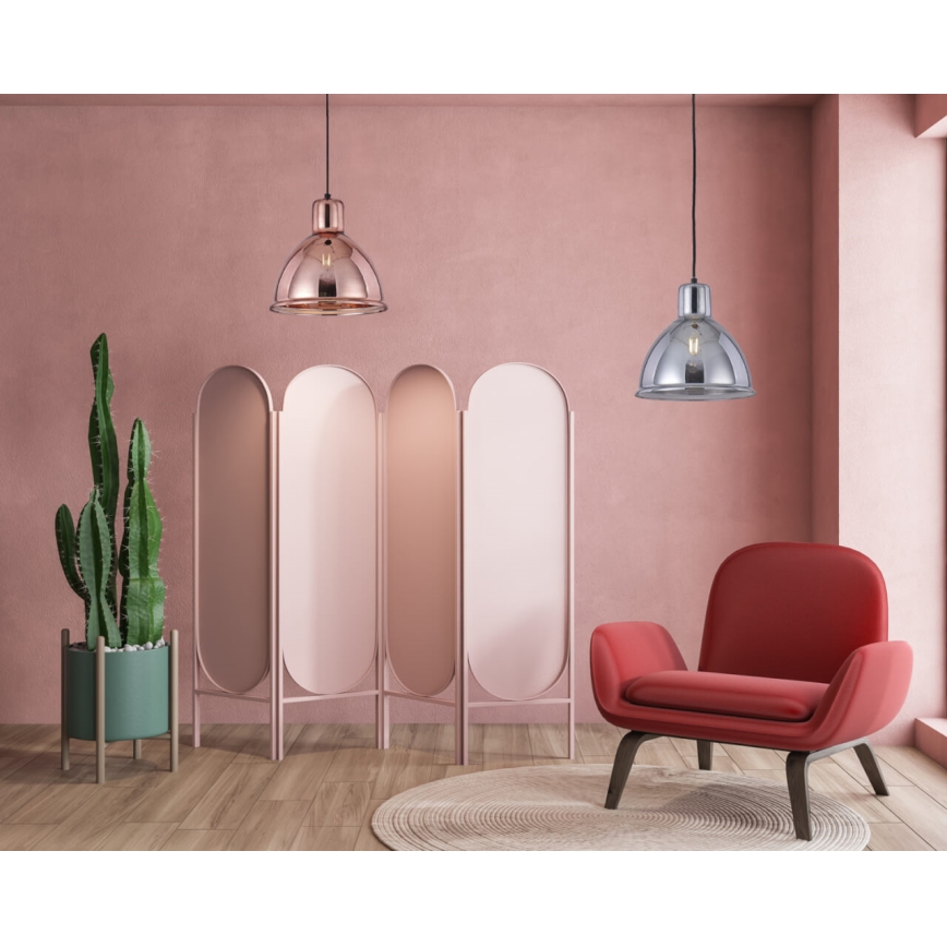 Chandelier on a string CREATE 1xE27/11W/230V rose gold