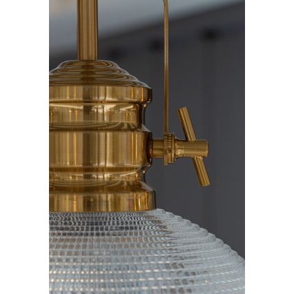 Chandelier on a pole THOR 1xE27/11W/230V bronze