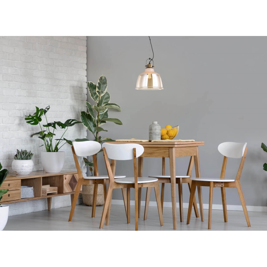 Chandelier on a string ASGARD 1xE27/11W/230V beige