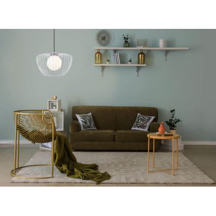 Chandelier on a string FORMAL 1xG9/4W/230V silver
