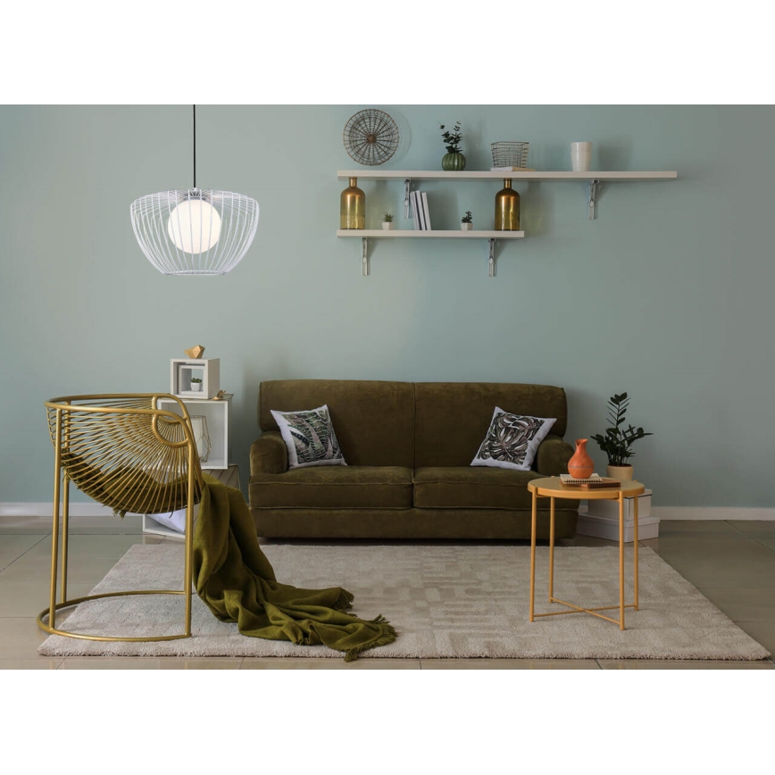 Chandelier on a string FORMAL 1xG9/4W/230V silver