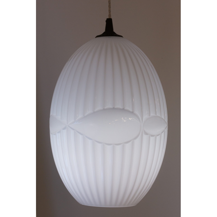 Chandelier on a string ELLIPTIC 1xE27/11W/230V white