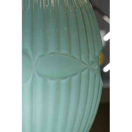 Chandelier on a string ELLIPTIC 1xE27/11W/230V green
