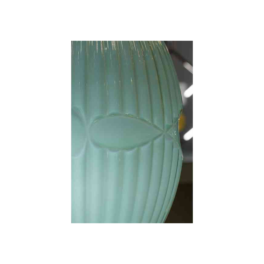 Chandelier on a string ELLIPTIC 1xE27/11W/230V green