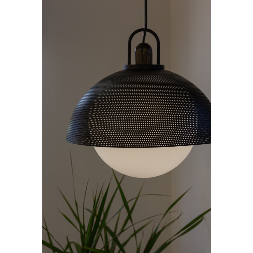 Chandelier on a string GRAVEN 1xE27/11W/230V black
