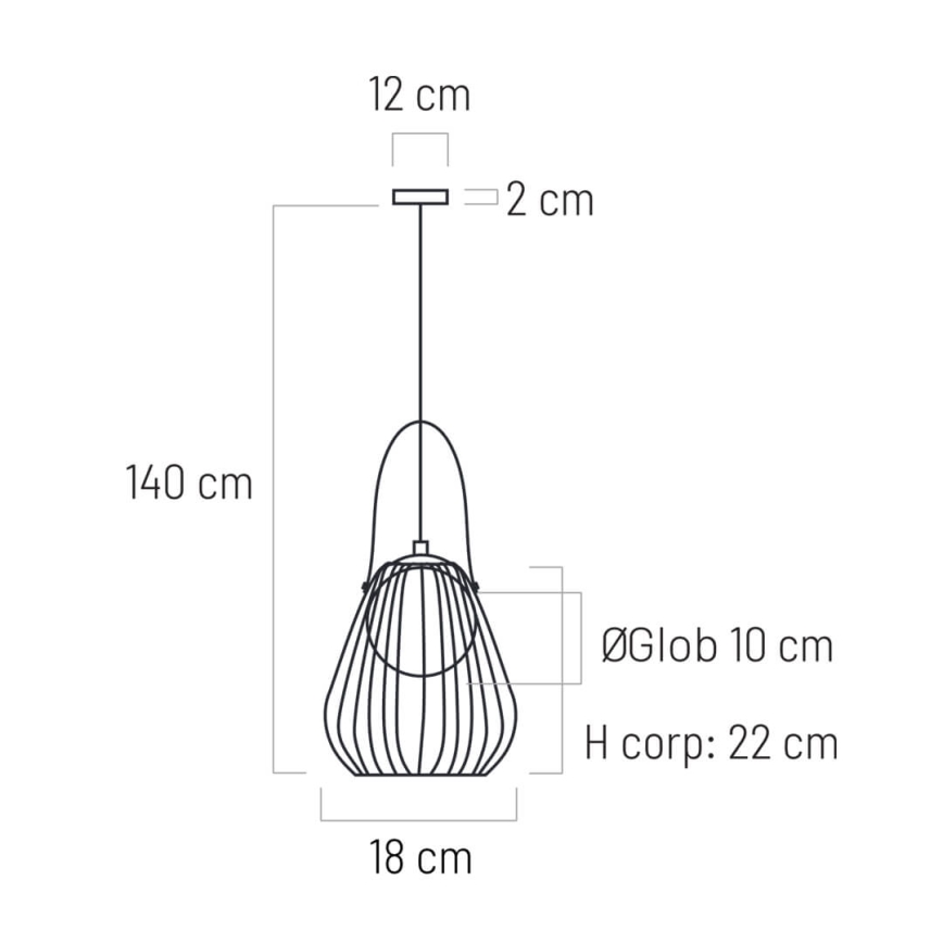 Wall lamp MEMORY 1xG9/4W/230V white/brown