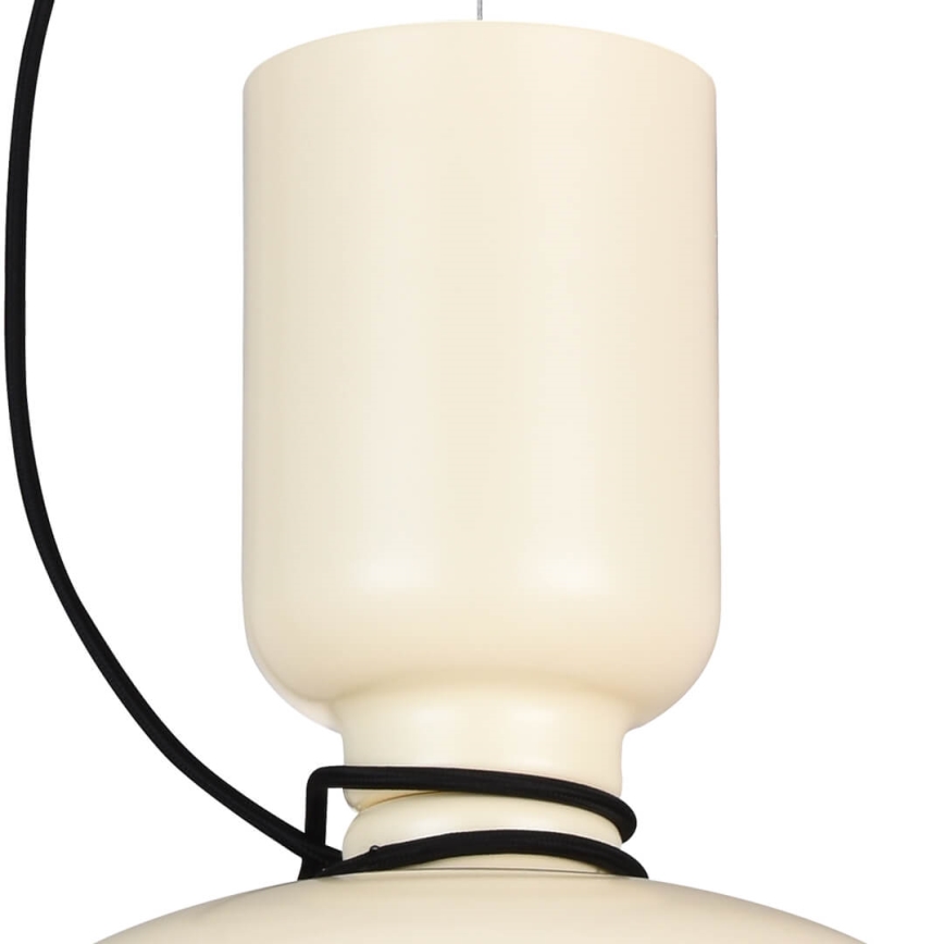 Chandelier on a string ABEL 2xE27/11W/230V d. 28 cm cream