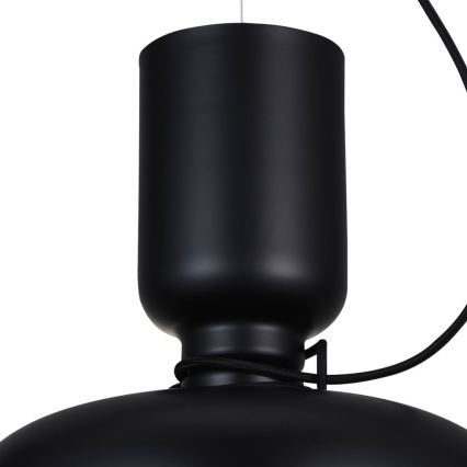 Chandelier on a string ABEL 2xE27/11W/230V d. 28 cm black