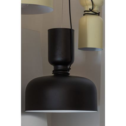 Chandelier on a string ABEL 2xE27/11W/230V d. 28 cm black