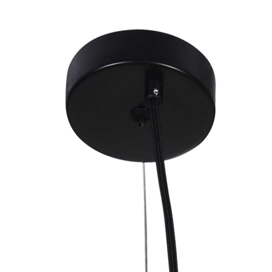Chandelier on a string ABEL 2xE27/11W/230V d. 28 cm black