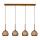 Klausen 114002 - Chandelier on a string NEST 4xE14/6W/230V copper