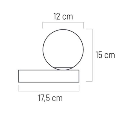 Bathroom wall light RUBY 1xG9/5W/230V IP44 white