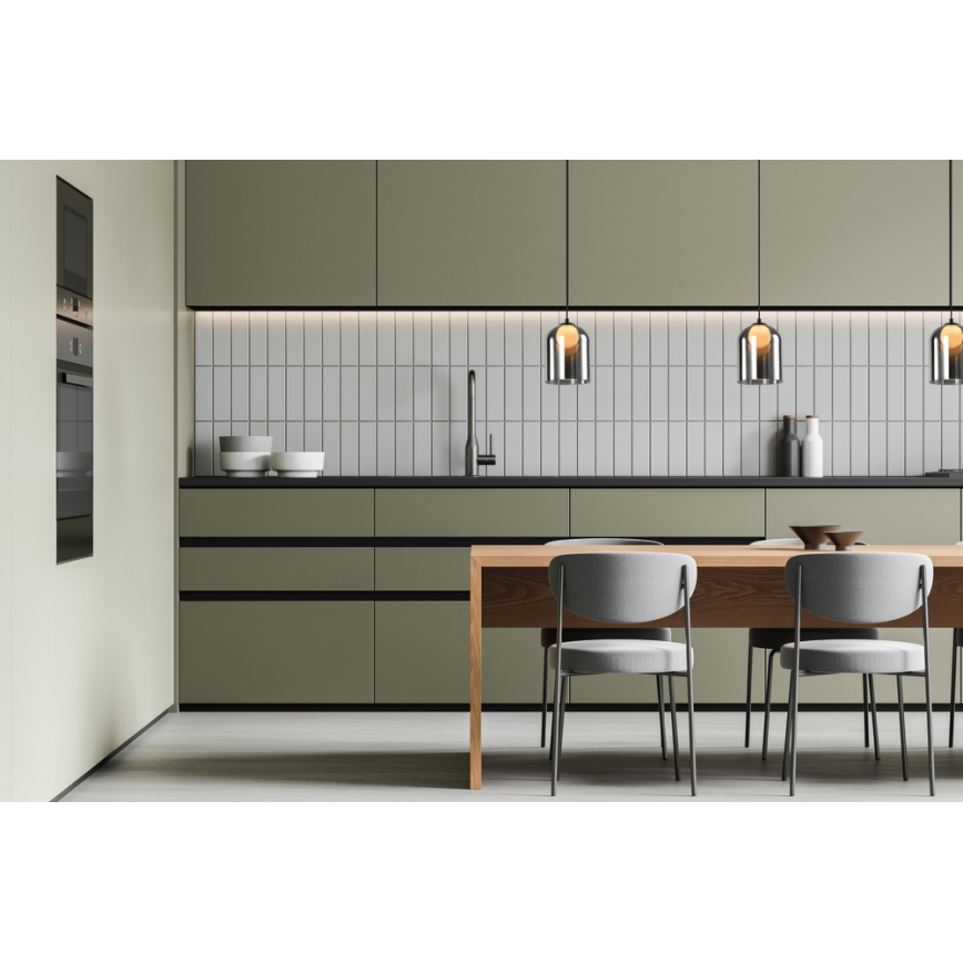 KLEA Pendant Light 1xG9/15W/230V Smoke Black