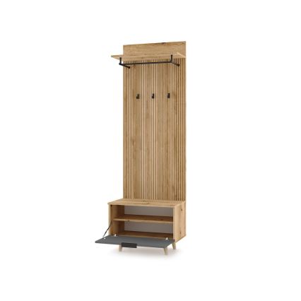 KLEO Hallway Wall Unit – Brown/Graphite