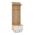 KLEO Hallway Wall Unit Brown/White