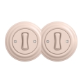 Kliklap - Double Retro Single-Pole Switch with Frame No. 1, Dusty Rose