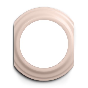 Kliklap - Retro center frame, dusty pink