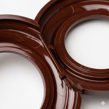 Kliklap - Retro Central Frame, Brown