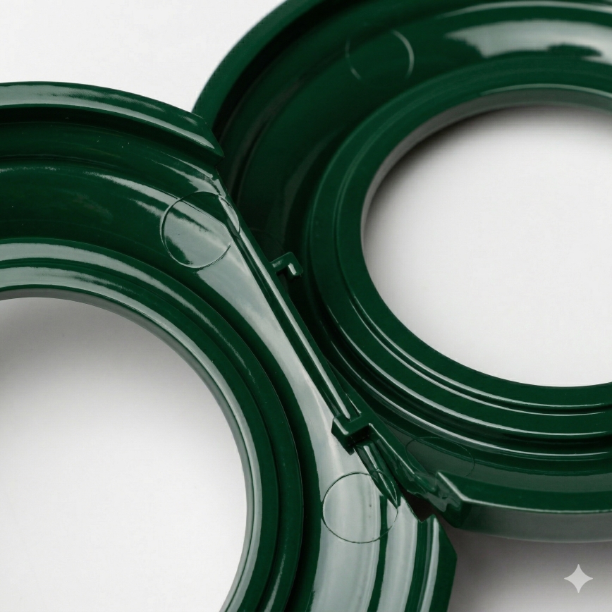 Kliklap - Retro Central Frame, Green