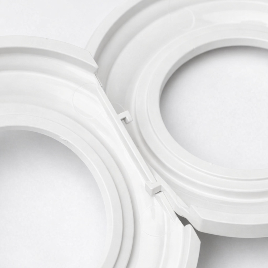 Kliklap - Retro Ceramic End Frame, White