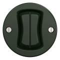 Kliklap - Retro Dual Frameless Button, Green