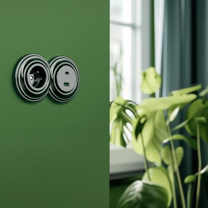 Kliklap - Retro End Frame, Green
