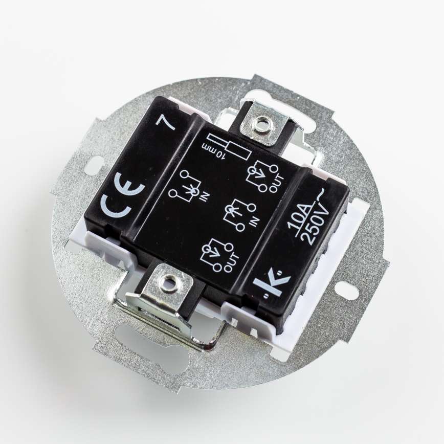 Kliklap - Retro Frameless Cross (Intermediate) Switch No. 7, Ceramic White