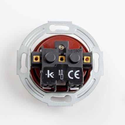 Kliklap - Retro Frameless Household Socket 230V, Brown