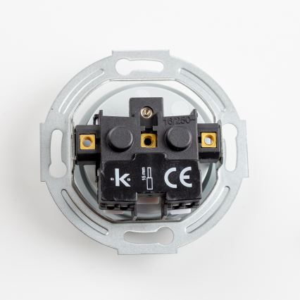 Kliklap - Retro Frameless Household Wall Socket 230V Grey