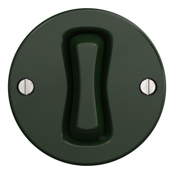 Kliklap - Retro Frameless Push Button, Green