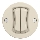 Kliklap - Retro Frameless Series Switch No. 5, Beige