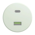 Kliklap - Retro Frameless USB Wall Outlet (USB-A + USB-C), Mint Green