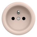 Kliklap - Retro Frameless Wall Socket 230V Antique Pink