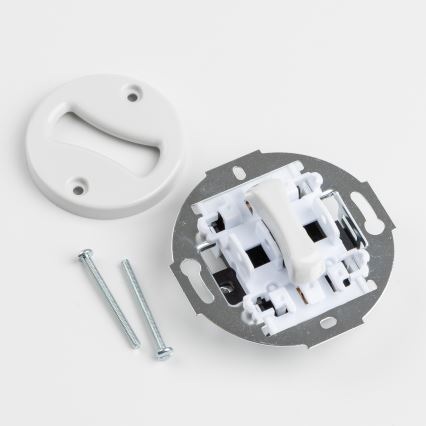 Kliklap - Retro Single-Pole Frameless Switch No. 1 — Snow White