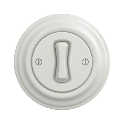Kliklap - Retro staircase switch no. 6 white