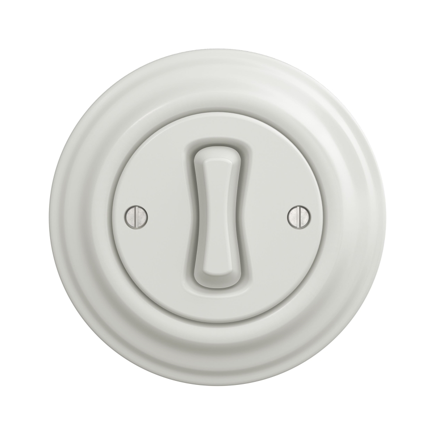 Kliklap - Retro staircase switch no. 6 white