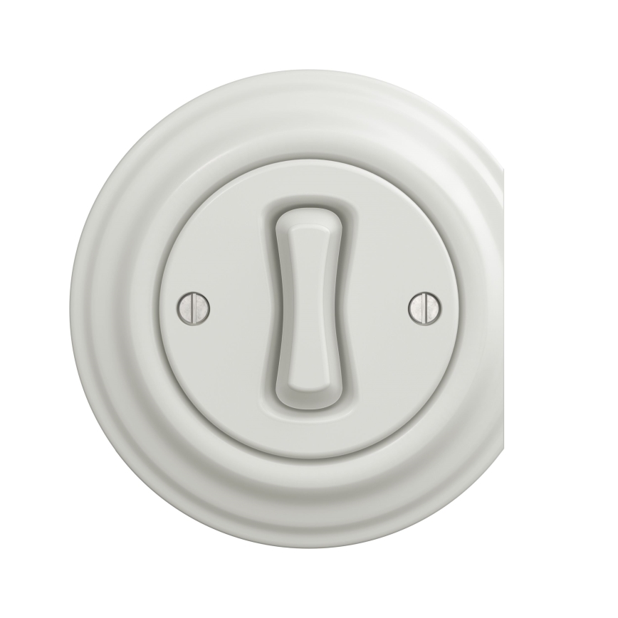 Kliklap - Retro staircase switch no. 6 white