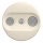 Kliklap - Retro TV/FM wall outlet (end) frameless beige