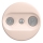 Kliklap - Retro TV+R outlet (loop-through) frameless, dusty rose