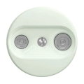 Kliklap - Retro TV+Radio Wall Outlet (Pass-Through), Frameless, Mint Green