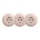 Kliklap - Triple retro Schuko wall socket with frame, 230V, antique pink