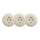Kliklap - Triple retro wall socket with frame, SCHUKO 230V, Beige