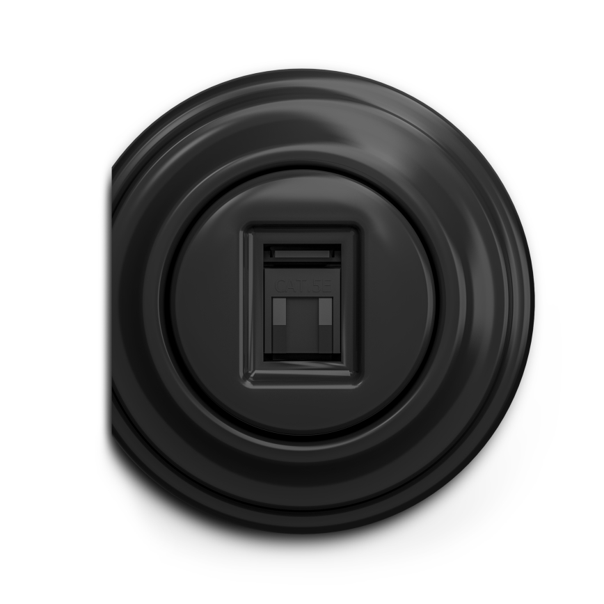 Kliklap - Vintage data socket black