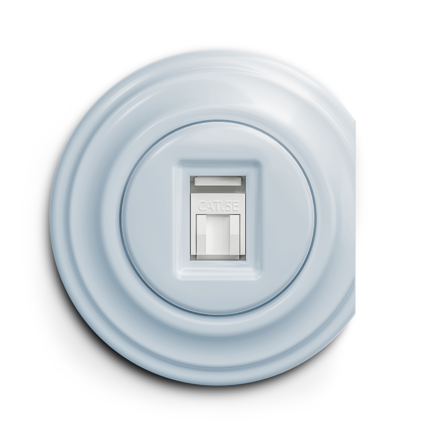 Kliklap - Vintage data socket blue