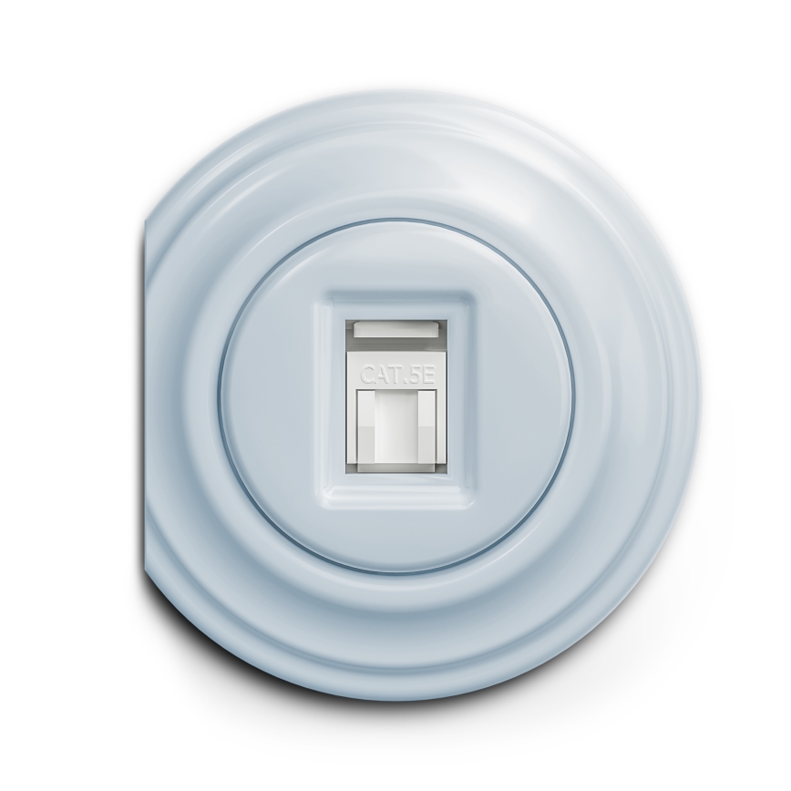Kliklap - Vintage data socket blue