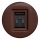 Kliklap - Vintage data socket brown
