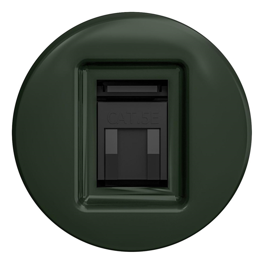 Kliklap - Vintage data socket green