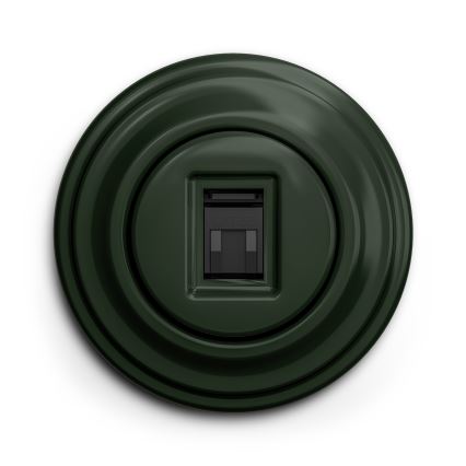 Kliklap - Vintage data socket green